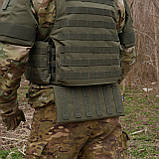 Захист попереку Kiborg з балістичним пакетом 1 клас захисту Militex Khaki, фото 7