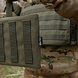 Захист попереку Kiborg з балістичним пакетом 1 клас захисту Militex Khaki, фото 10