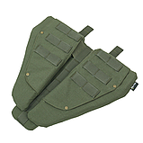 Захист паху (напашник) потрійний з балістичним пакетом 1 клас захисту Militex Khaki, фото 6