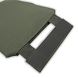 Захист паху (напашник-фартух) Kiborg з балістичним пакетом (Militex) 1 клас захисту Khaki, фото 4