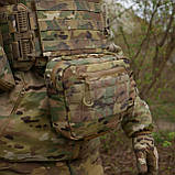 Сумка-напашник XL з балістичним пакетом 1 клас захисту Kiborg GU Сordura Multicam, фото 8