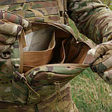 Сумка-напашник XL з балістичним пакетом 1 клас захисту Kiborg GU Сordura Multicam, фото 11