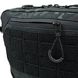 Сумка-напашник XL з балістичним пакетом 1 клас захисту Kiborg GU Сordura Dark Multicam, фото 6