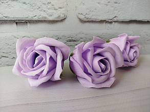 Мильна троянда бузкова 5 см