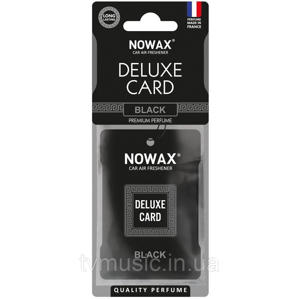 Ароматизатор в машину Nowax Deluxe Card Black (NX07733)