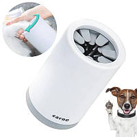 Лапомийка для середніх і великих собак розмір L з м'якою силіконовою щетиною Carno (СO-26097)