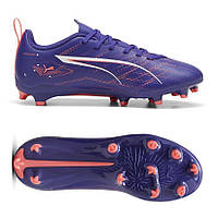 Футбольні бутси дитячі Puma ULTRA PLAY FG/AG 107695-01, Фіолетовий, Розмір (EU) — 34