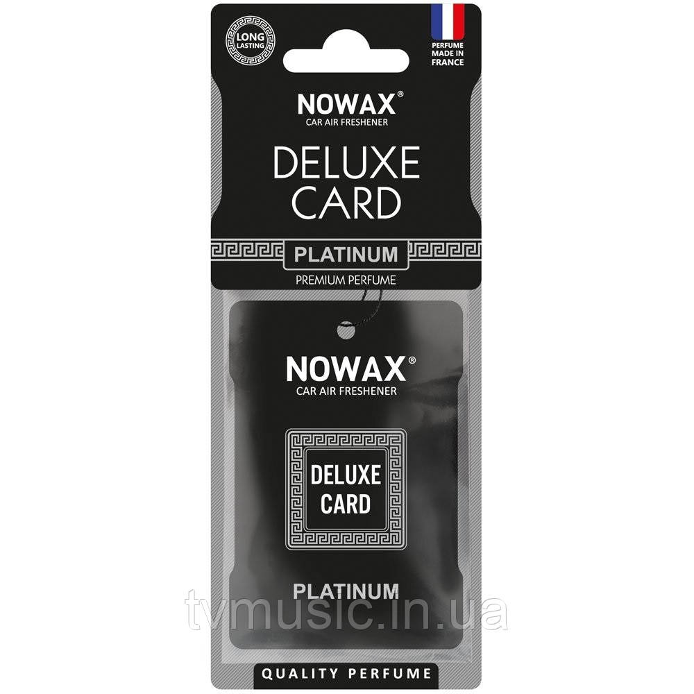 Ароматизатор в машину Nowax Deluxe Card Platinum (NX07735)