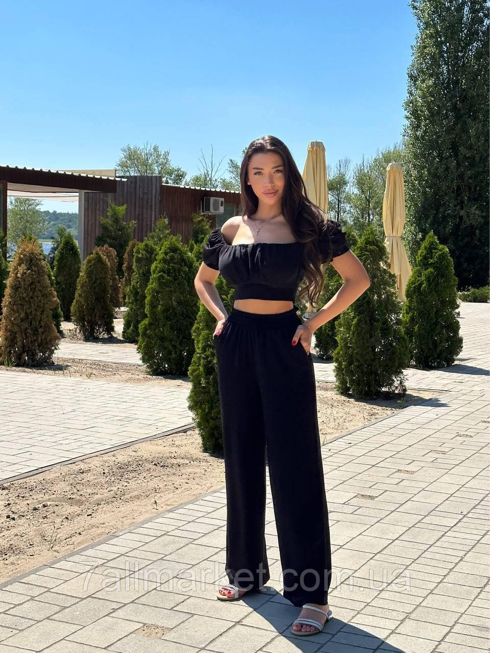 Костюм жіночий креп жатка (42-48) (3 кв) "VERA" недорого від прямого постачальника