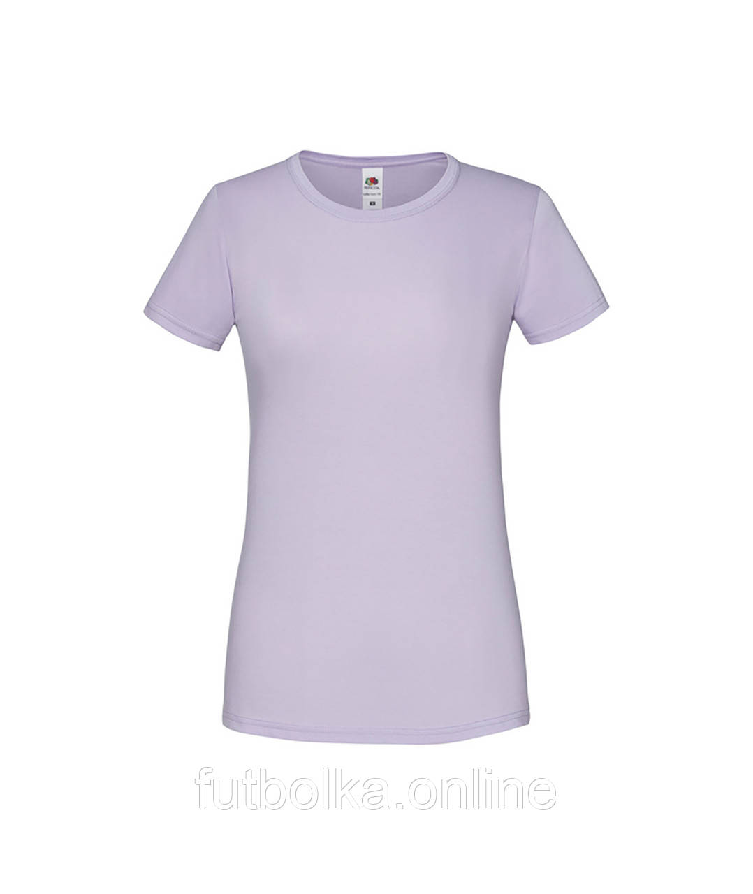 Ніжна лавандова жіноча футболка легка Ladies Iconic T Fruit of the loom