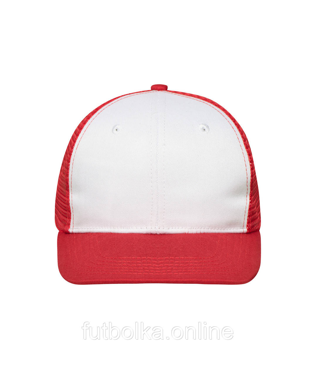 Біла кепка демісезонна 6 Panel Flat Peak Cap Myrtle Beach