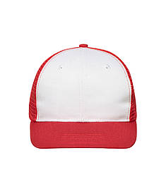 Біла кепка демісезонна 6 Panel Flat Peak Cap Myrtle Beach