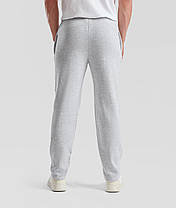 Сіро-Лілові чоловічі спортивні штани прямі базові Classic open hem jog pants Fruit of the loom, фото 4