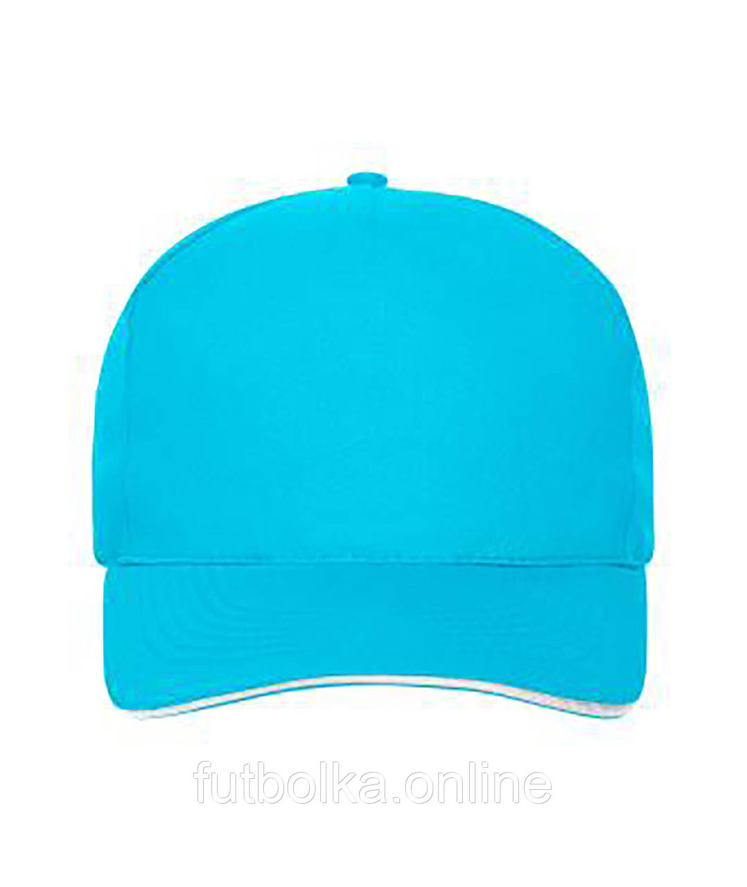 Бірюзова кепка літня 5 Panel Sandwich Cap Bio Cotton Myrtle Beach
