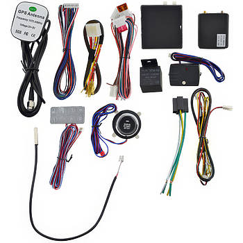 Автомобільна сигналізація з автозапуском двигуна та GPS GSM трекінгом Car Alarm KD3600