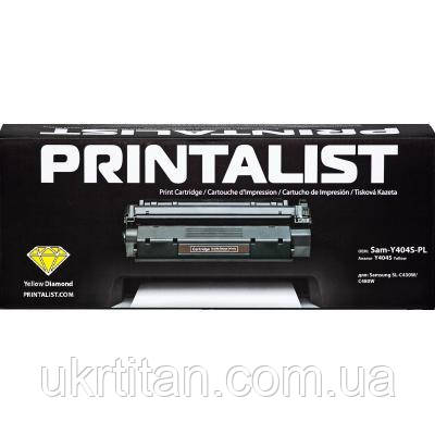 Оригінал! Картридж Printalist Samsung SL-C430W/C480W, SU452A Yellow (Sam-Y404S-PL) - Вища Якість!