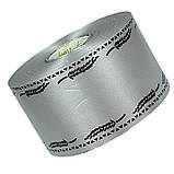 Стрічка з візерунком "Колосья", 5см/50ярд, фото 2