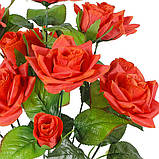 Штучні квіти букет троянда Парад, 61см, фото 3