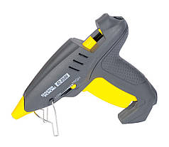 Пістолет клейовий MASTERTOOL Ø 11,2 мм 400 Вт/220 В/50 Гц 28 г/хв бездротовий регулятор t 150-200 °C "Крапля-Стоп"