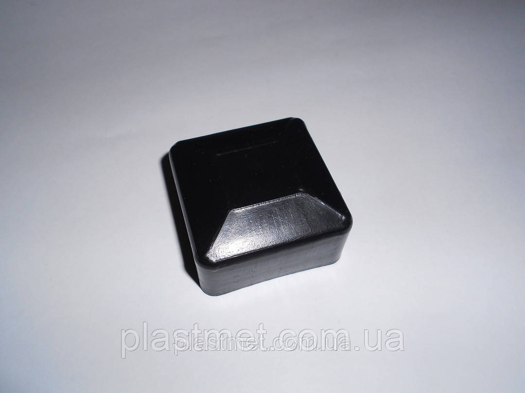 Заглушка посилена для труби 50х50 зовнішня, фото 1