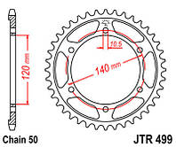 Звезда задняя JT JTR499.48