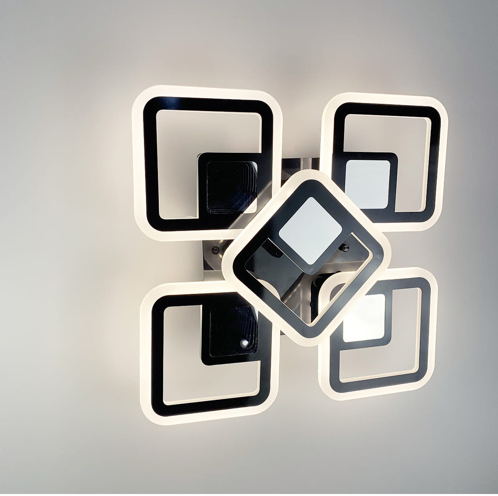 Стельовий LED світильник з ефектом нескінченності Line F | Арт. A2720/4+1S, фото 1