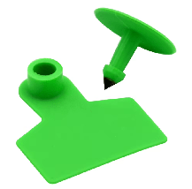 Вушні бірки для тварин, без номера 50х40 мм, фото 4