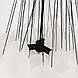 Люстра-пучок Pumpo Bubbles у чорному корпусі Ø 80 см 37 кульок | Line F | Арт. J062-800 BK+WT, фото 6