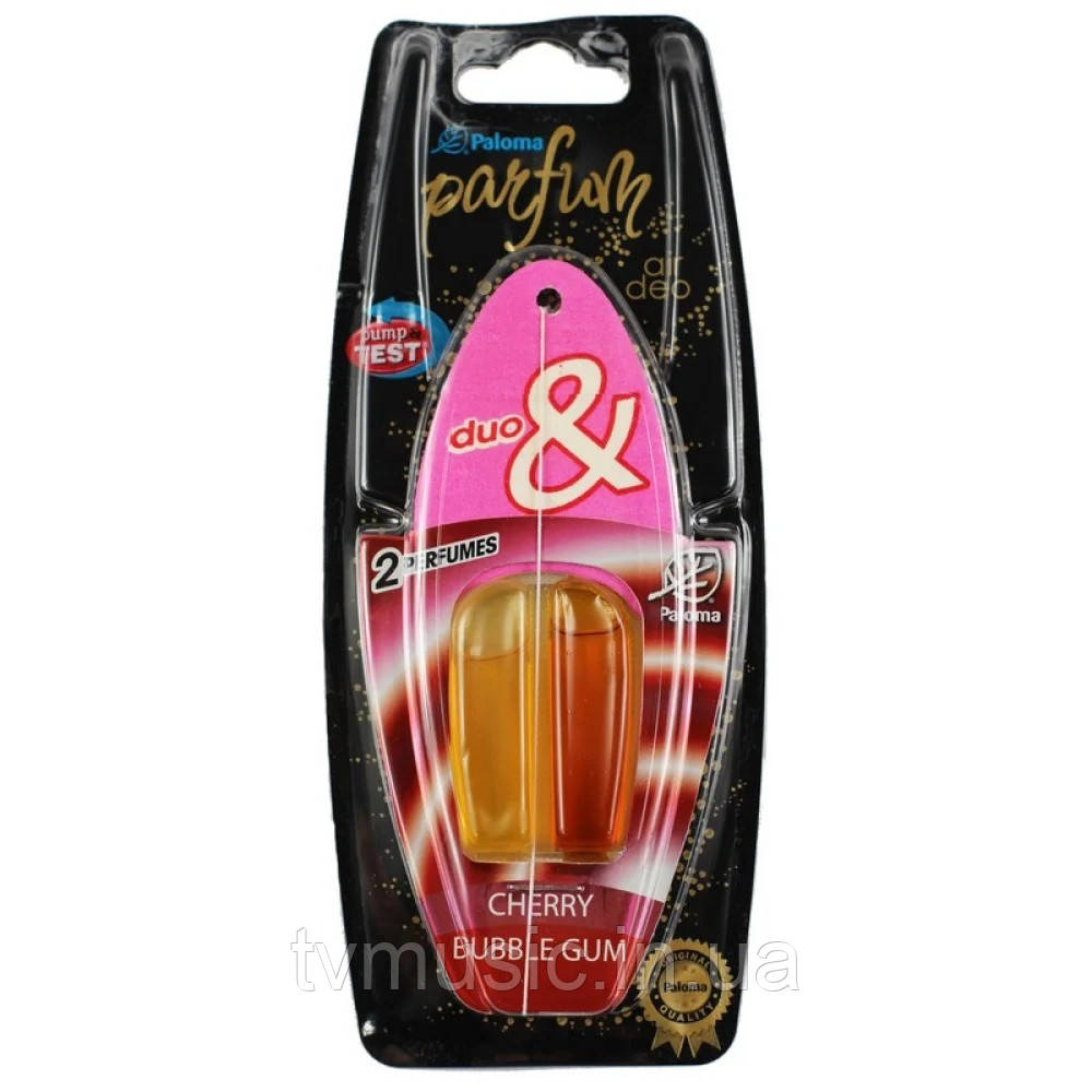 Ароматизатор в машину Paloma DUO Cherry Bubble Gum (74006)