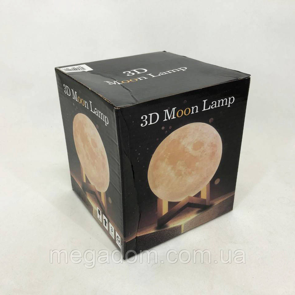 Нічник акумулятора Moon Lamp 18 см, Нічник з акумуляторною батареєю для сну, FL-655 Lamp лампа-нічник