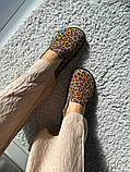 Клогі жіночі замшеві леопардові, фото 4