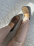 Клогі жіночі замшеві леопардові, фото 5