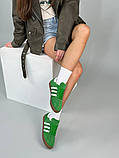 Кеди жіночі замшеві зеленого кольору, фото 3
