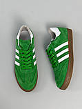 Кеди жіночі замшеві зеленого кольору, фото 10