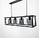 Люстра в металевому чорному каркасі на 4 плафони | Line F | Арт. 11825/4, фото 5