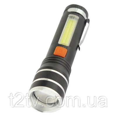 Ліхтар Quantum Helper 10W LED zoom +COB з USB (QM-FL1032), фото 1