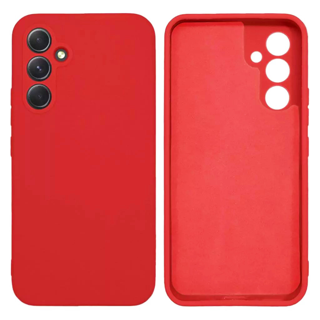 Чохол Silicone case Camera Protective для Samsung A54 (01) червоний Red