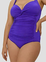 Купальник слитный закритий Марія 3002 Samegame электрик(В НАЛИЧІ ТІЛЬКИ 48 50 52 54 56 УКР р-ри), фото 2