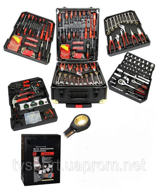 Набор инструментов с трещоткой Kraftmate Professional 356 предметов 6021 - фото 2 - id-p435758536