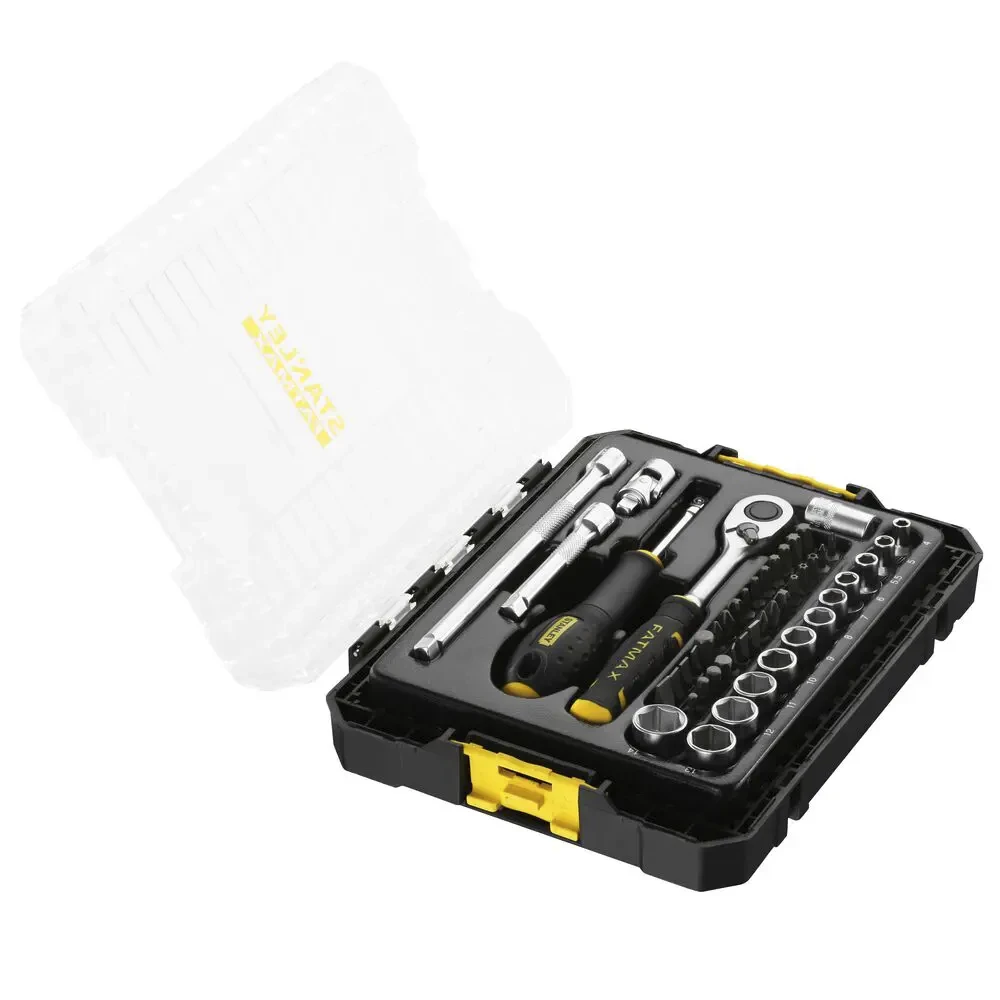 Набір торцевих головок 1/4 FATMAX Maxi Drive, шестигранних, 48 предметів STANLEY FMMT98101-0