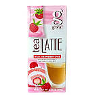 Чорний чай лате g'tea! Wild Strawberry Cake з ароматом земляничного бісквіту 10 стіків, фото 3