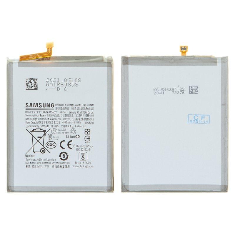Акумулятор EB-BA315ABY для Samsung A225 Galaxy A22, A315F/DS Galaxy A31, A325 Galaxy A32, Li-ion, 3.86 В, 5000