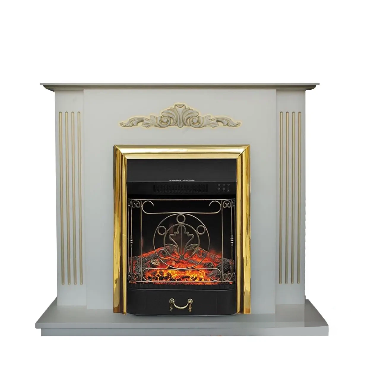 Електричний камінокомплект IDaMebel Catarina Gold