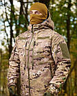 Куртка зимова Дюспо, відповідає level 7 ECWCS, модель Alfa 8 кишень, колір Мультикам, фото 2