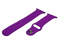 (Укр ) Ремінець Soft Touch для Apple Watch (42/44/45мм)- фіолетовий