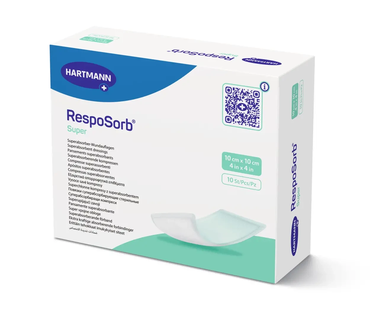 Пов'язка RespoSorb® Super / Респосорб Супер суперабсорбуюча 10см х 20см 1 шт