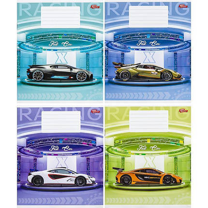 Зошит 18 арк. клітинка "МРІЇ" / Fast Car, фото 1