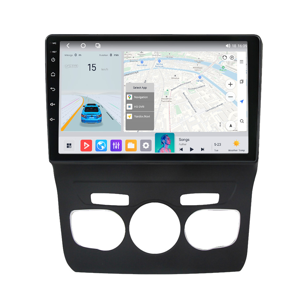 Штатна магнітола Mekede MS Citroen C4 2 B7 (2013-2016) QleD