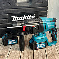 Дрель-перфоратор аккумуляторный Makita DHR202 48V/4Аh, аккумуляторный перфоратор в кейсе (D-01)