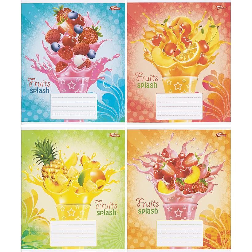 Зошит 18 арк. клітинка "МРІЇ" / Фруктовий коктейль